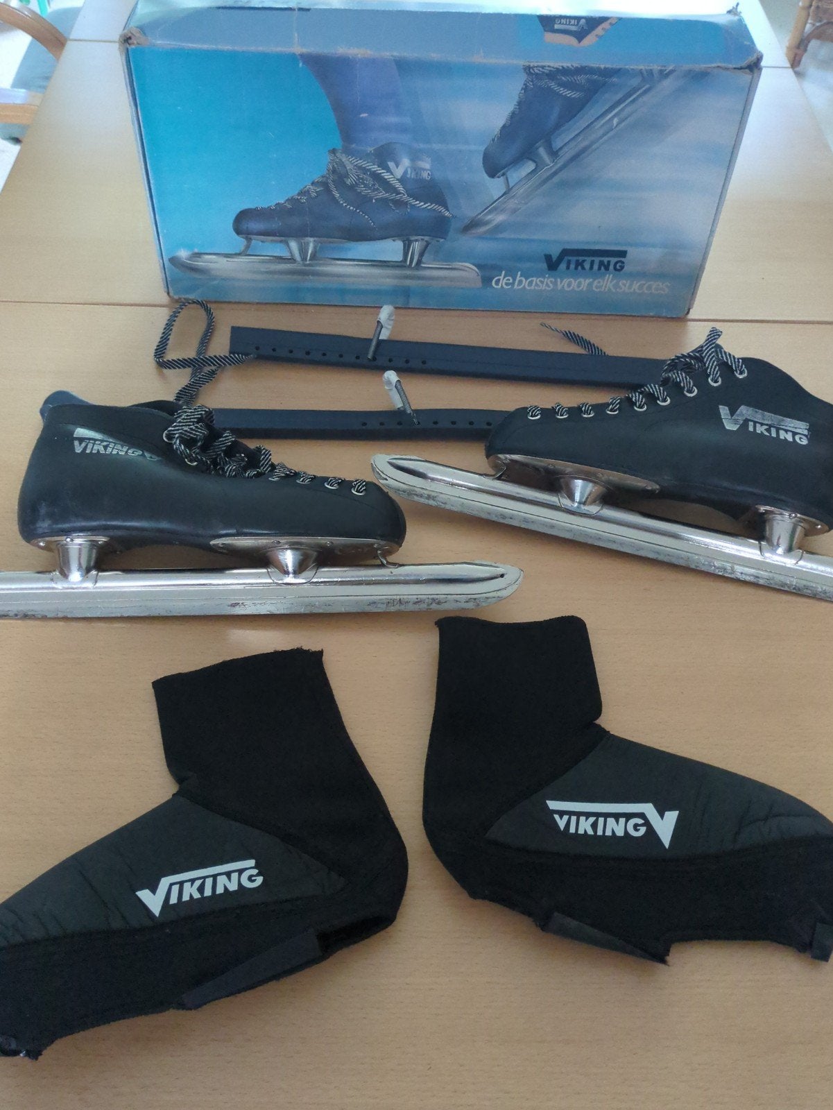 Viking Noren schaatsen maat 39 met overschoenen, Ophalen of Verzenden, Gebruikt, Noren, Viking