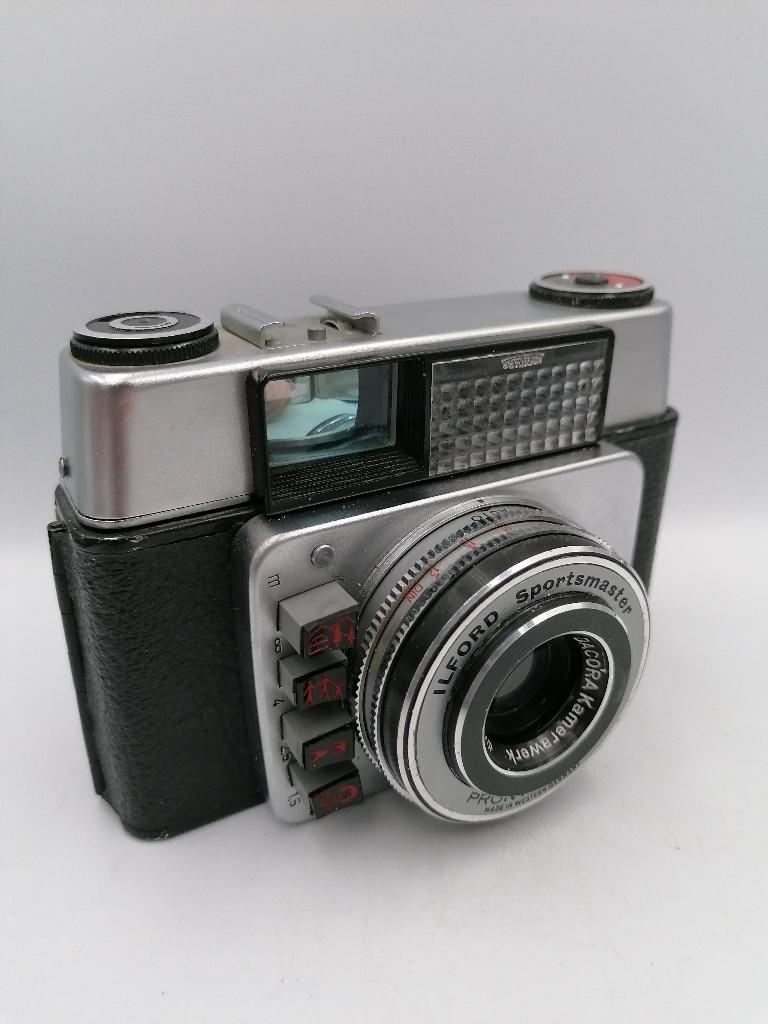 Ilford Sportsmaster vintage 35mm rangefinder camera 1960s, Ophalen of Verzenden, Compact, Overige Merken