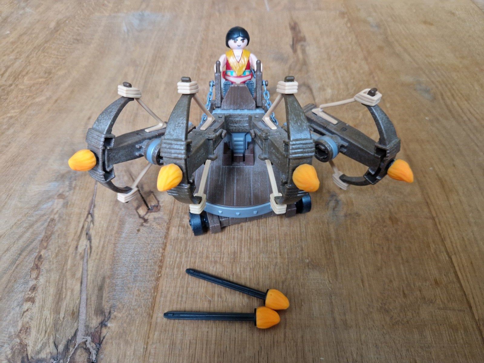Playmobil Dragons Eret met viervoudige ballista - 9249, Ophalen of Verzenden, Zo goed als nieuw, Jongen of Meisje