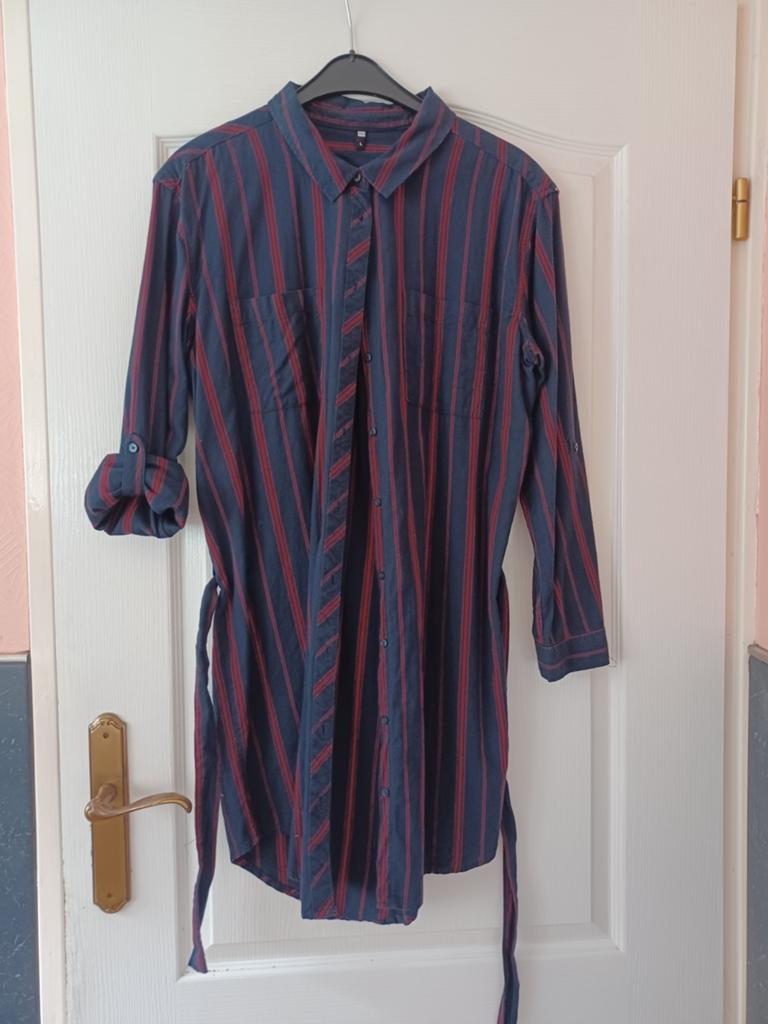 Jurk Hema, Kleding | Dames, Maat 38/40 (M), Blauw, Ophalen of Verzenden, Zo goed als nieuw