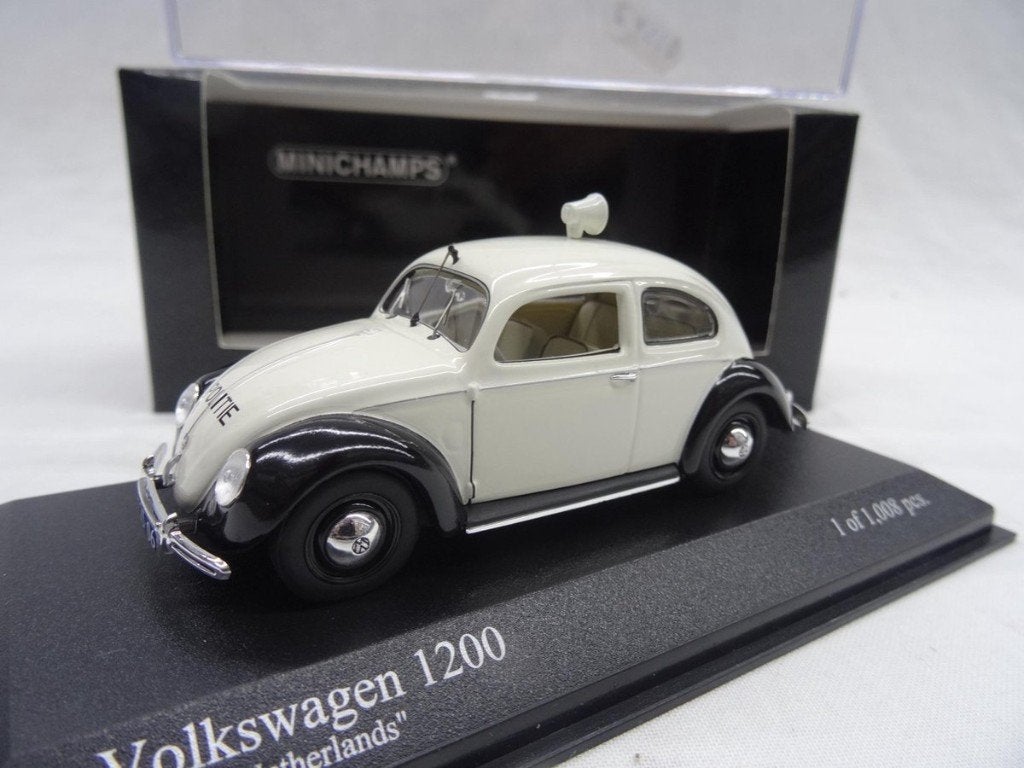 VW Volkswagen Kever 1200 Export 1951 Politie NIEUW, Ophalen, Nieuw, Auto, MiniChamps