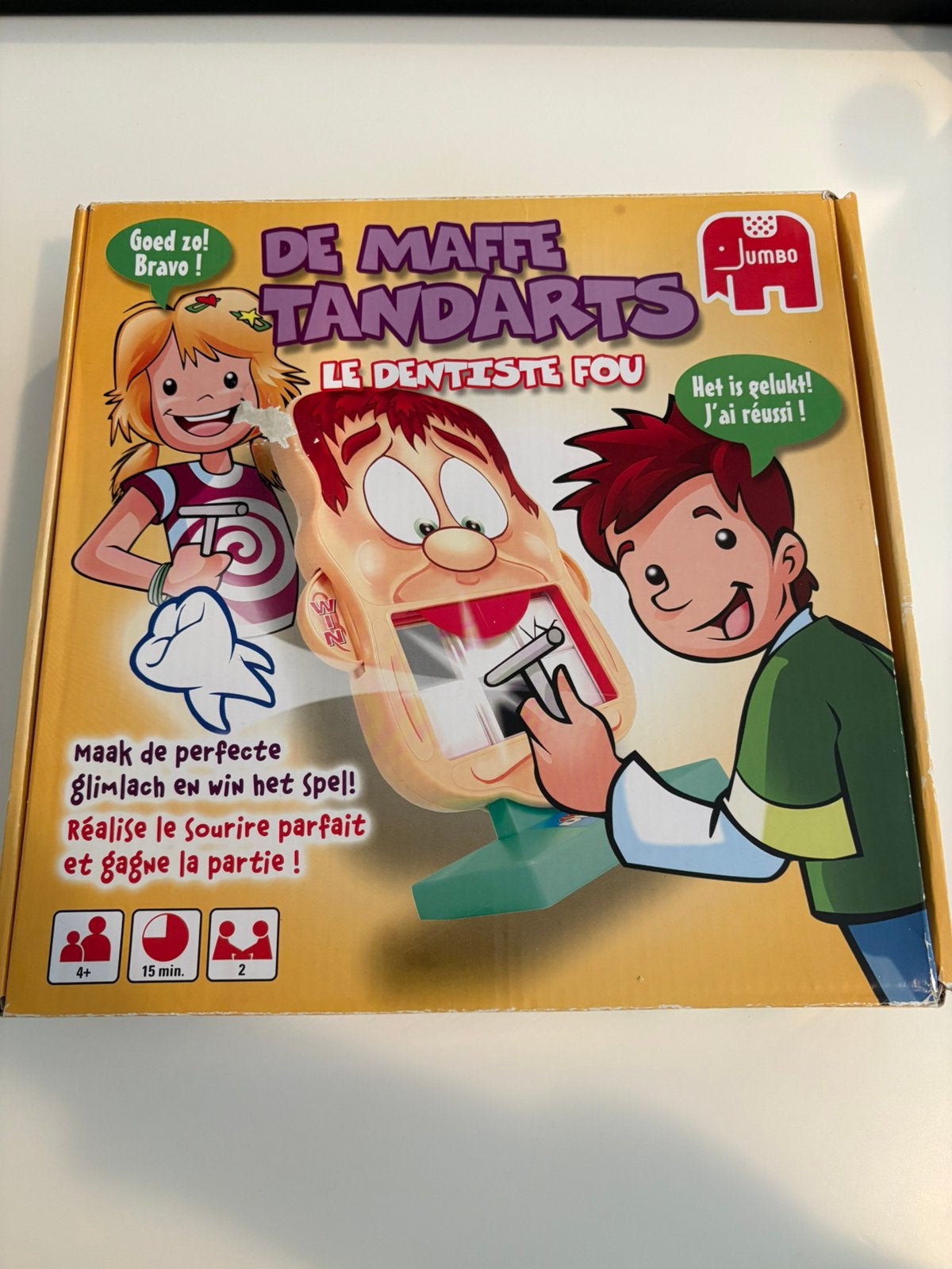 De maffe tandarts, Een of twee spelers, Verzenden, Zo goed als nieuw