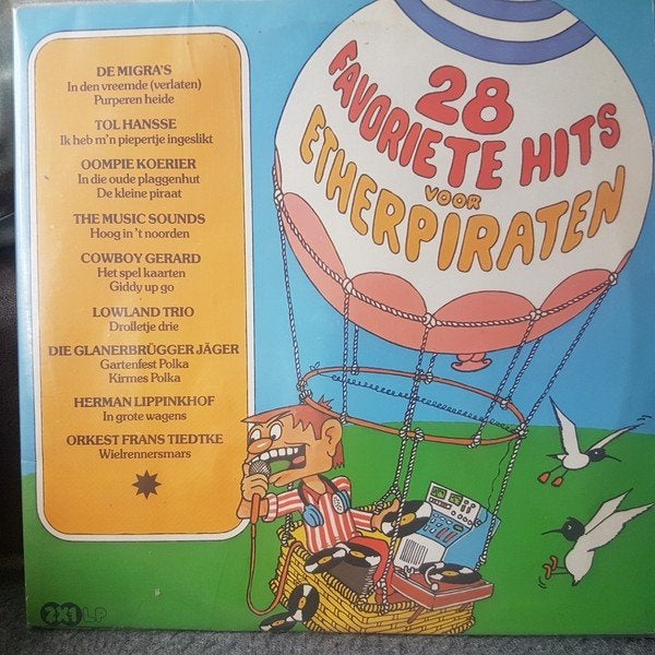 Various 2LP 28 Favoriete Hits Voor Etherpiraten ( 1978 (, Gebruikt, Pop, Complilatie, Ophalen of Verzenden