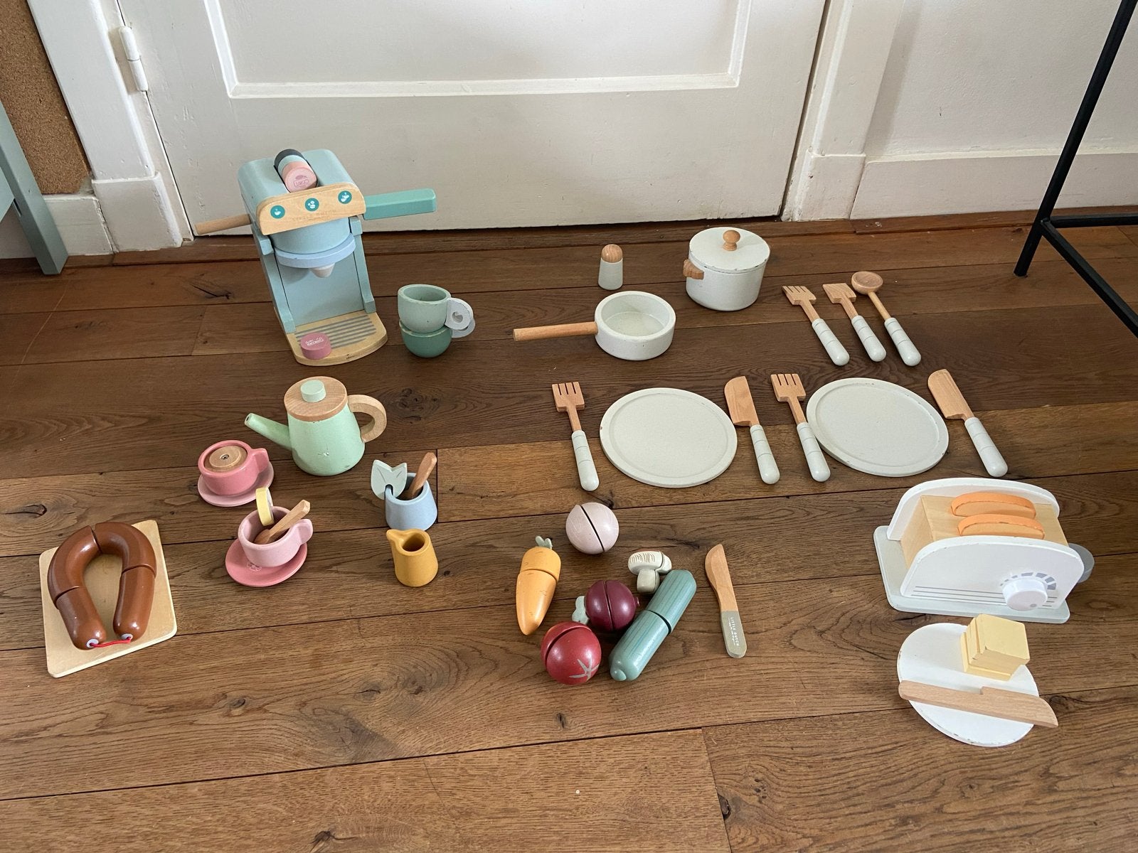 Houten speelkeuken accessoires Little Dutch & Petit Amelie, Kinderen en Baby's, Ophalen of Verzenden, Gebruikt, Hout, Speelkeuken-accessoire