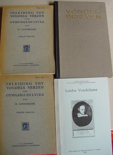 Vondel Jaarboek, Verzen, Vondelbrieven, Treurspelen, Boeken, Ophalen of Verzenden, Gelezen, Nederland