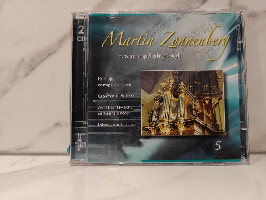 orgelcd CD Martin Zonnenberg Improviseert op bekende orgels, Cd's en Dvd's, Ophalen of Verzenden, Gebruikt, Overige genres