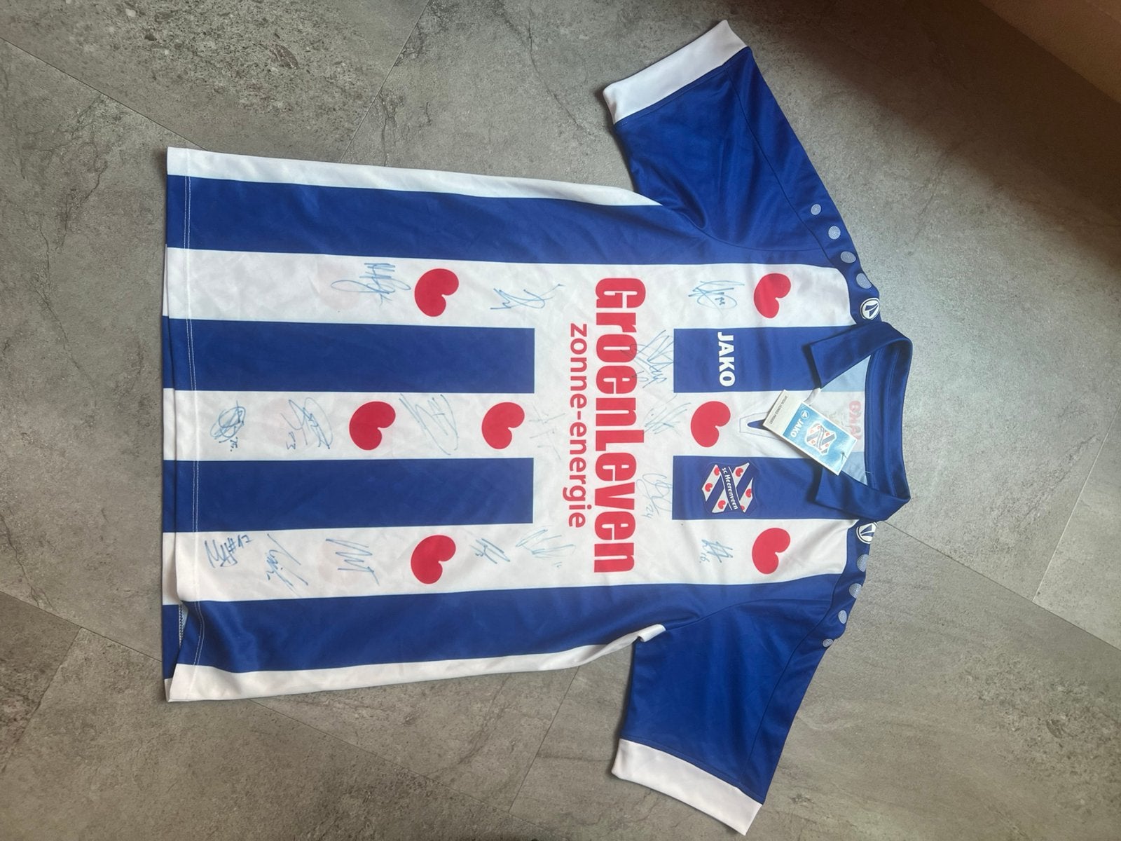 Uniek sc Heerenveen shirt (2017/2018)Ødegaard & Dumfries!, Ophalen of Verzenden, Nieuw, Maat 52/54 (L)