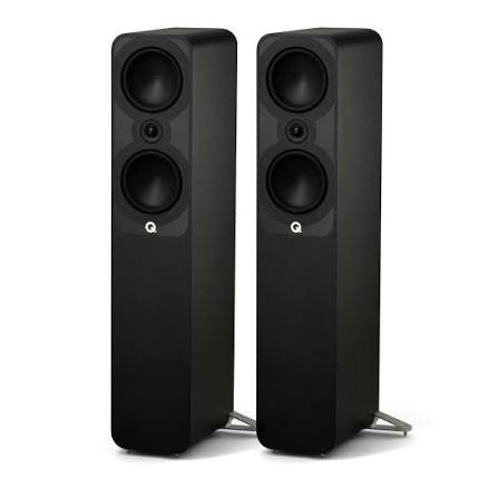 Q Acoustics 5050 Vloerstaande Luidsprekers, Vloerstaande luidspreker, 120 tot 150 watt, Zo goed als nieuw, Basreflex