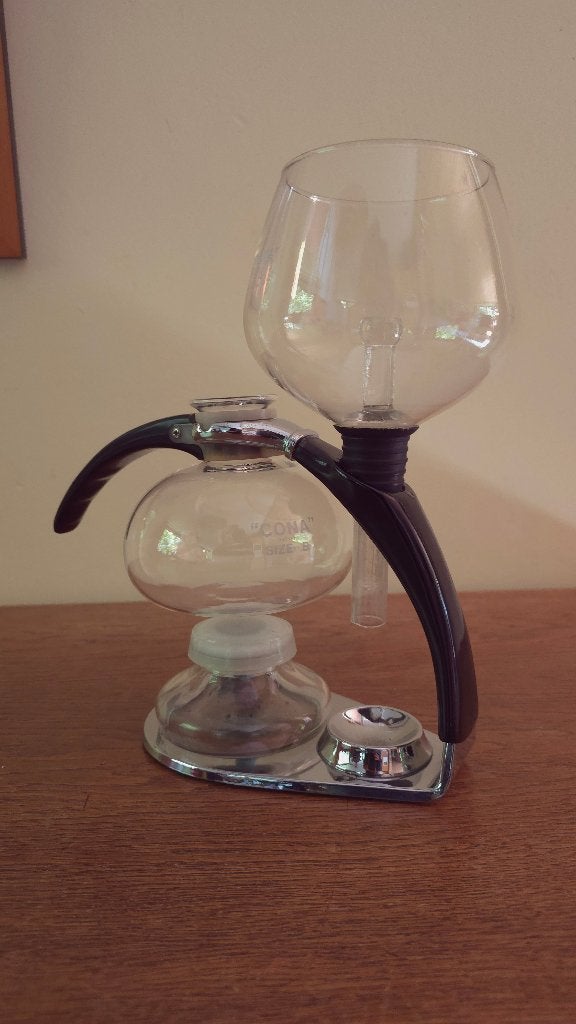 Cona Size B Vacuüm Koffiezetter, Witgoed en Apparatuur, Koffiezetapparaten, Ophalen, Gebruikt, Koffiemachine, Gemalen koffie