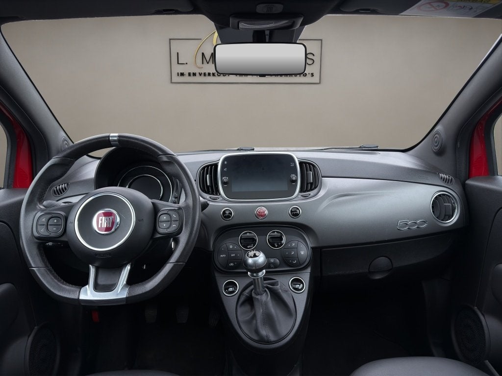 Fiat 500 1.2 Rockstar 2020 ROOD | Sport | Panoramadak | Appl, Auto's, Keurmerk '100% Onderhouden', Gebruikt, 4 cilinders, 4 stoelen