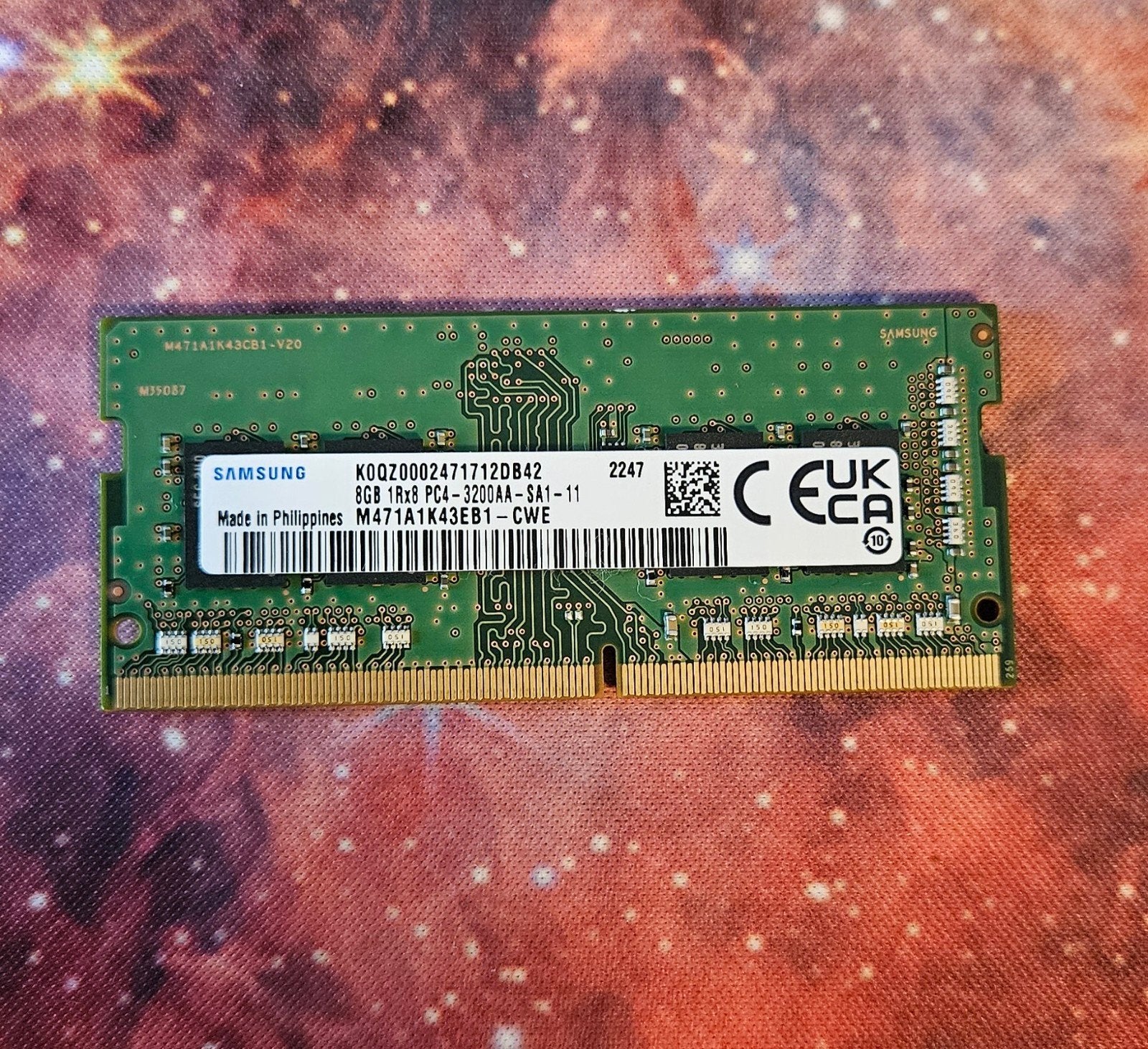 1x 8gb ddr4 sodim ram, DDR4, 8 GB, Ophalen of Verzenden, Zo goed als nieuw