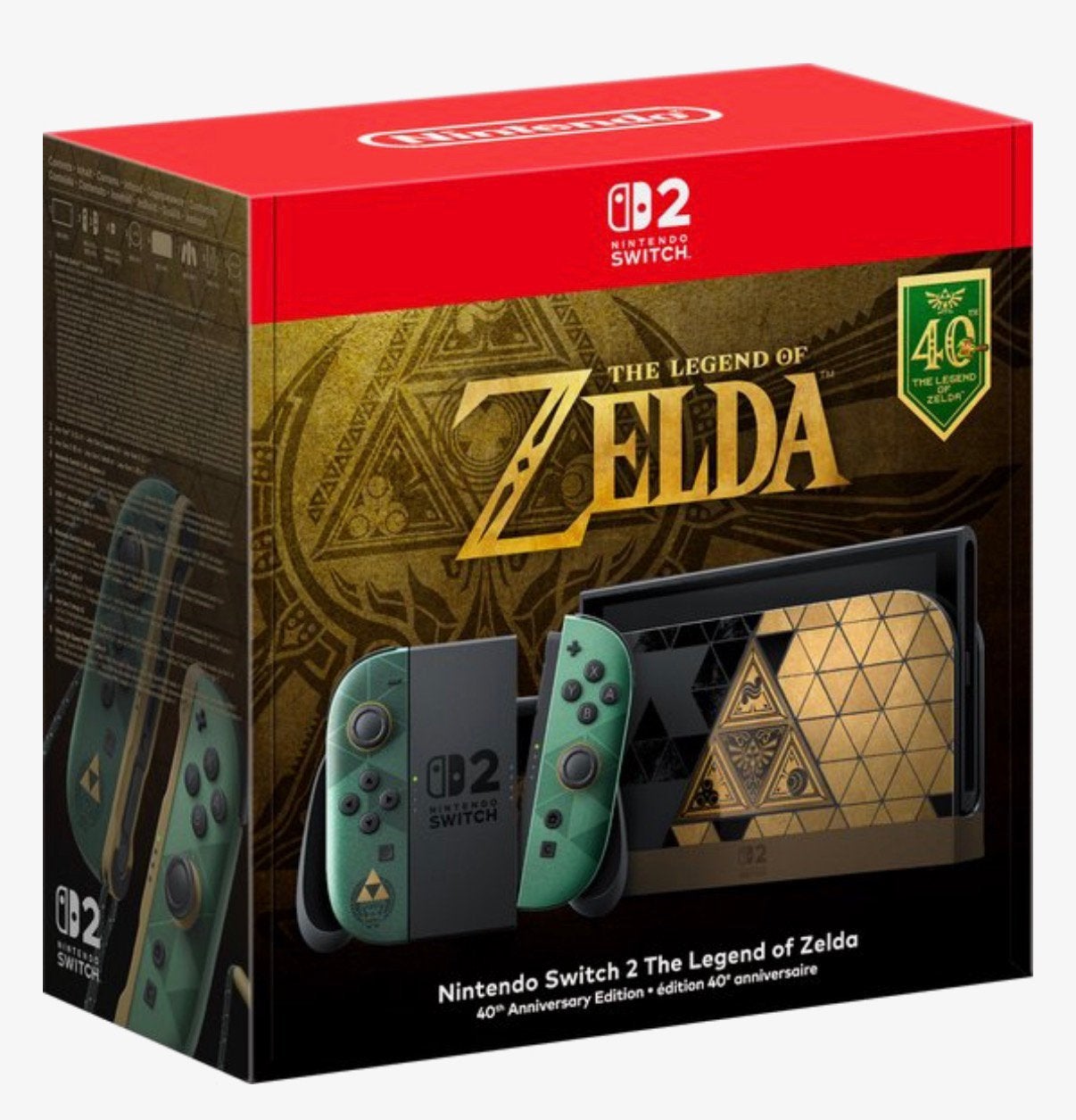 Nintendo Switch 2 - The Legend of Zelda 40th Anniversary Ed, Ophalen of Verzenden, Nieuw, Met 1 controller, Switch OLED