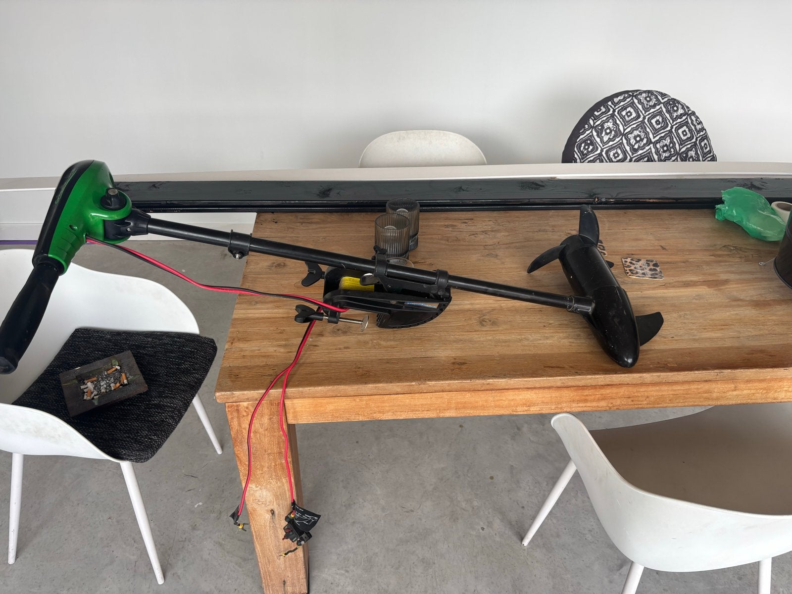 Green Force elektrische buitenboordmotor, Watersport en Boten, Ophalen, Gebruikt, Motor en Techniek