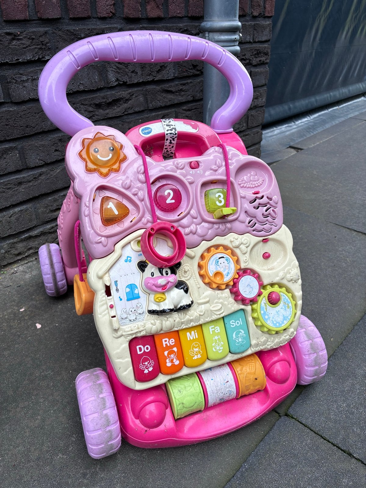VTech Baby Walker Roze - Loopwagen, Ophalen, Gebruikt, Overige typen