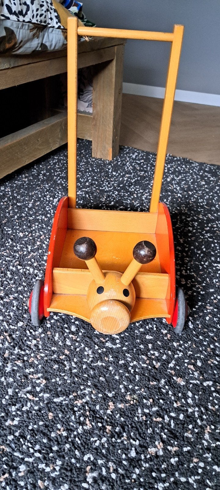 loopwagentje, Ophalen
