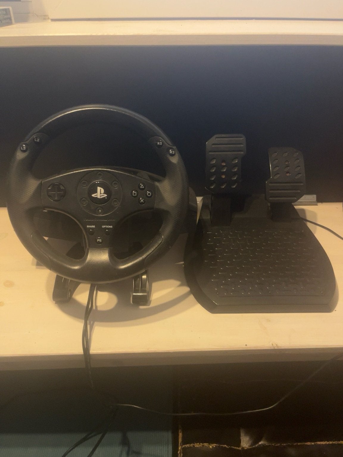 Thrustmaster T80 met pedalen, Ophalen, Zo goed als nieuw, Stuur of Pedalen, PlayStation 4