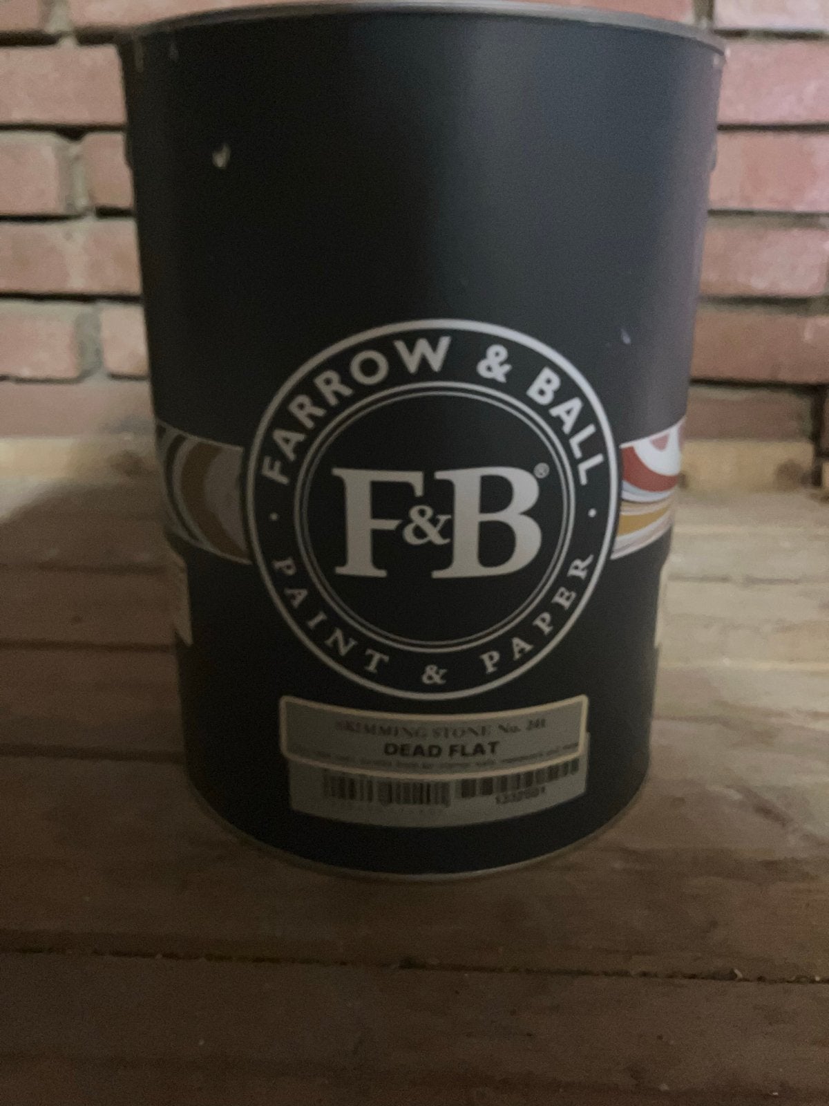 Farrow & Ball Skimming Stone No. 241 Dead Flat Verf, Ophalen, 5 tot 10 liter, Nieuw, Verf