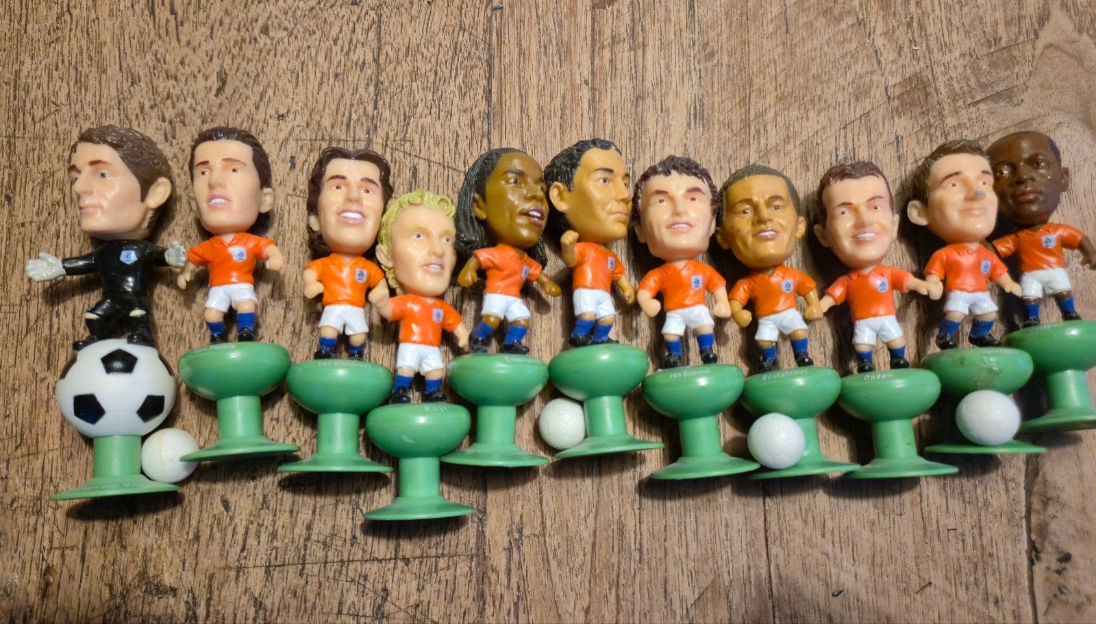 Oranje Leeuwen Voetbalbeeldjes - WK/EK Collectie, Verzamelen, Sportartikelen en Voetbal, Ophalen, Zo goed als nieuw, Overige sporten