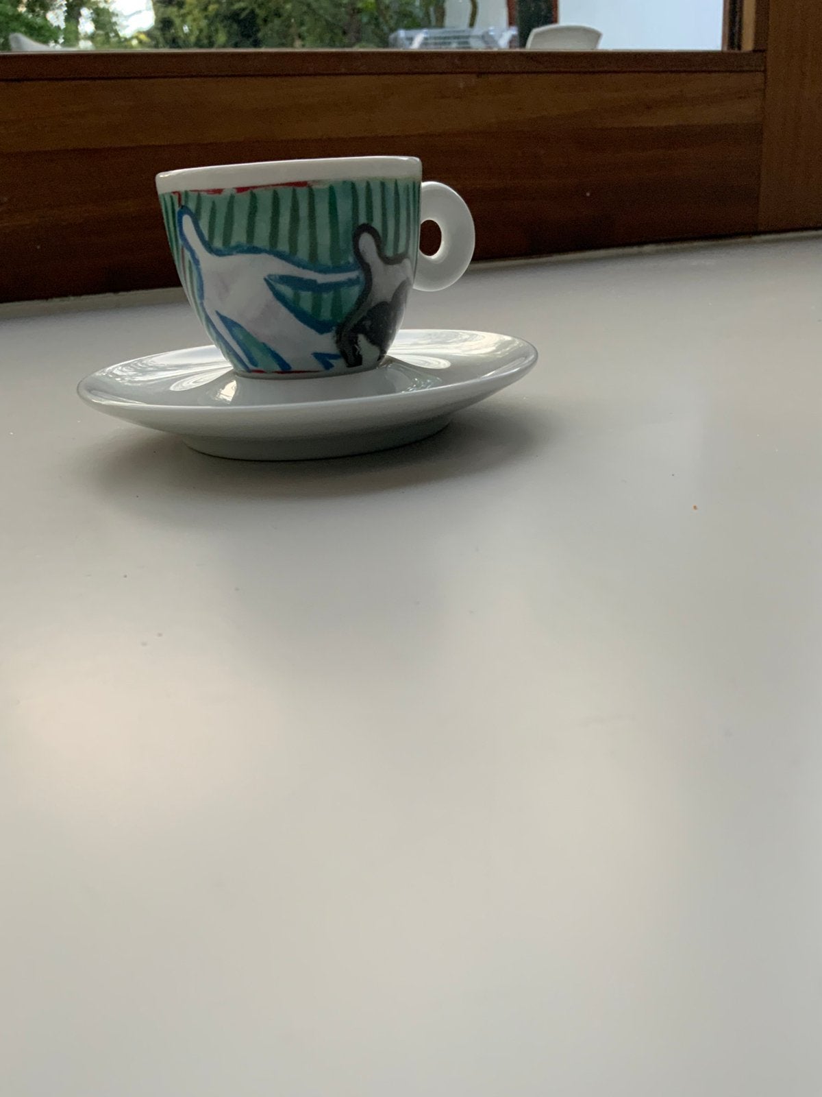 Illy Col - Sandro Chia - Mambo Il ballo del caffé VII cup, Verzamelen, Ophalen of Verzenden, Nieuw, Porselein, Kop en/of schotel