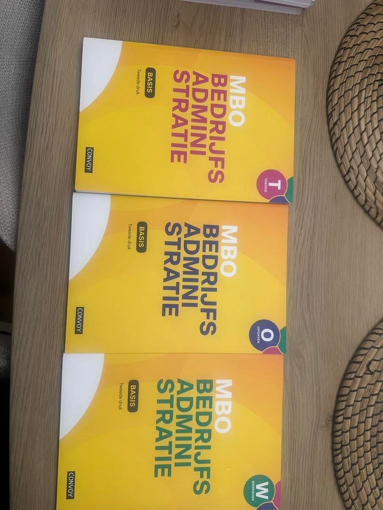 ROC Mondriaan Bedrijfsadmin en controllespec 1e jaar, Ophalen of Verzenden, Nieuw, Overige niveaus, Bedrijfseconomie of M&O