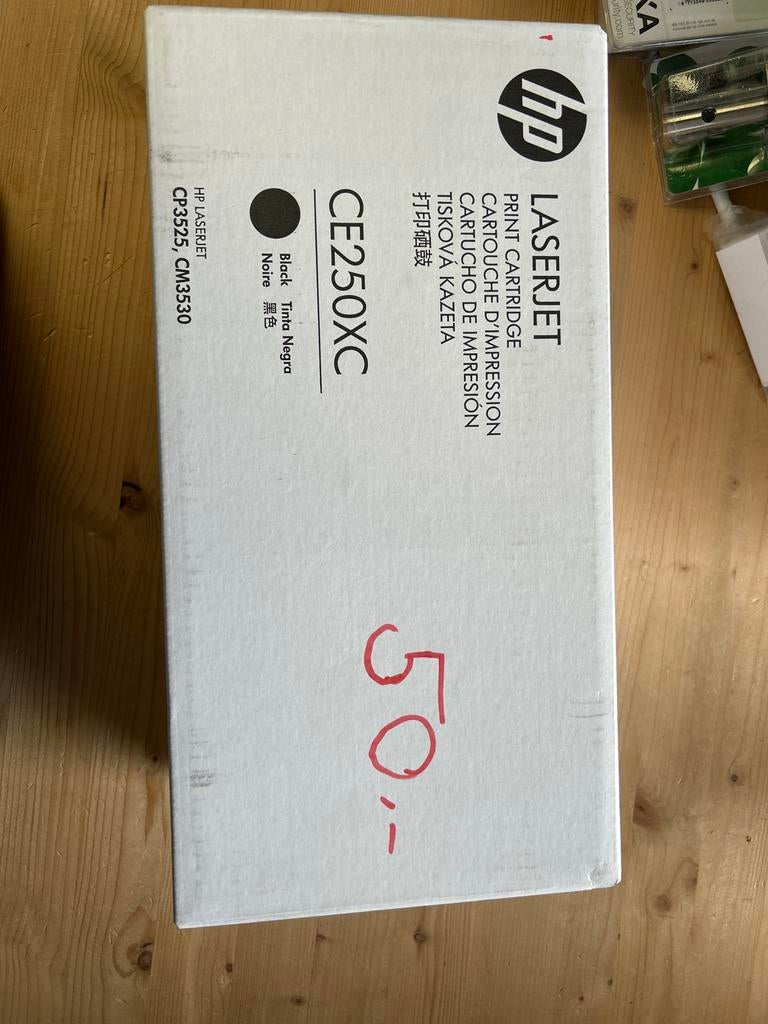 HP LaserJet CE250XC Zwarte Toner Cartridge, Hp, Hp, Nieuw, Ophalen of Verzenden
