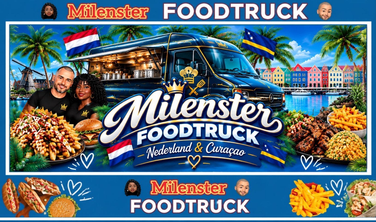 Milensterfrietwagen op u feest '???, Ophalen of Verzenden, Nieuw, Overige