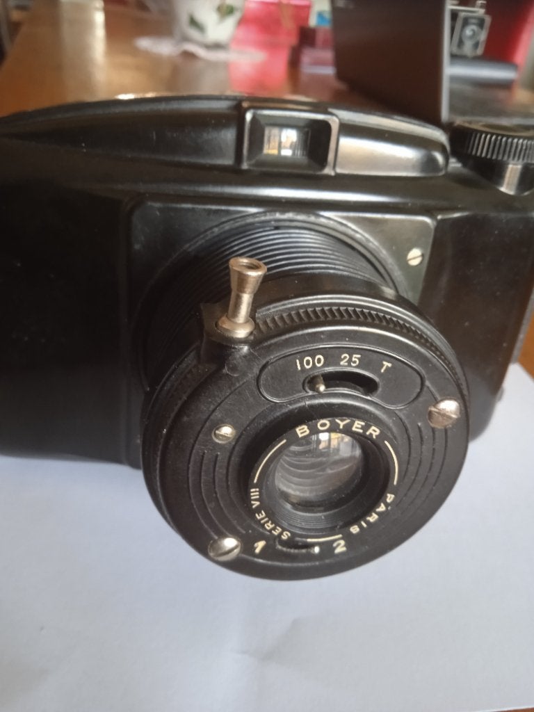 Klassieke analoge camera uit Frankrijk, Verzenden, Zo goed als nieuw, Compact, Overige Merken