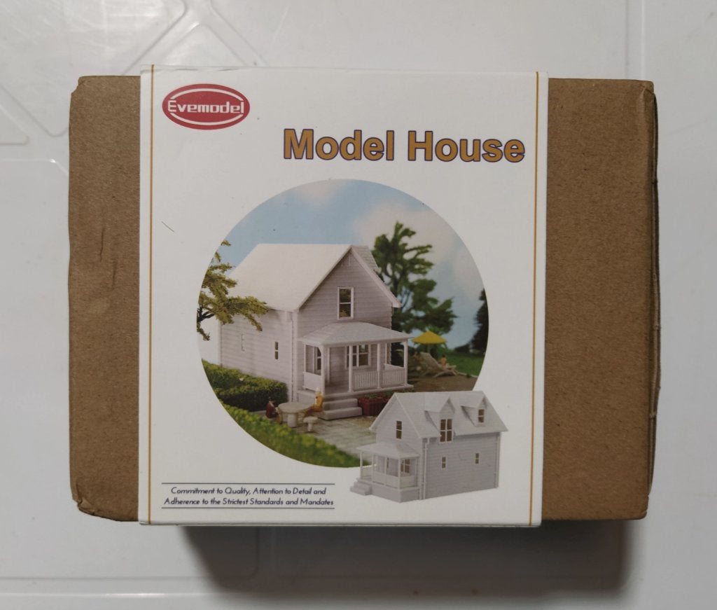 Modelspoor Huis H0 / Modeltrein Gebouw Spoortrein Miniatuur, Hobby en Vrije tijd, Overige merken, Verzenden, Gelijkstroom of Wisselstroom