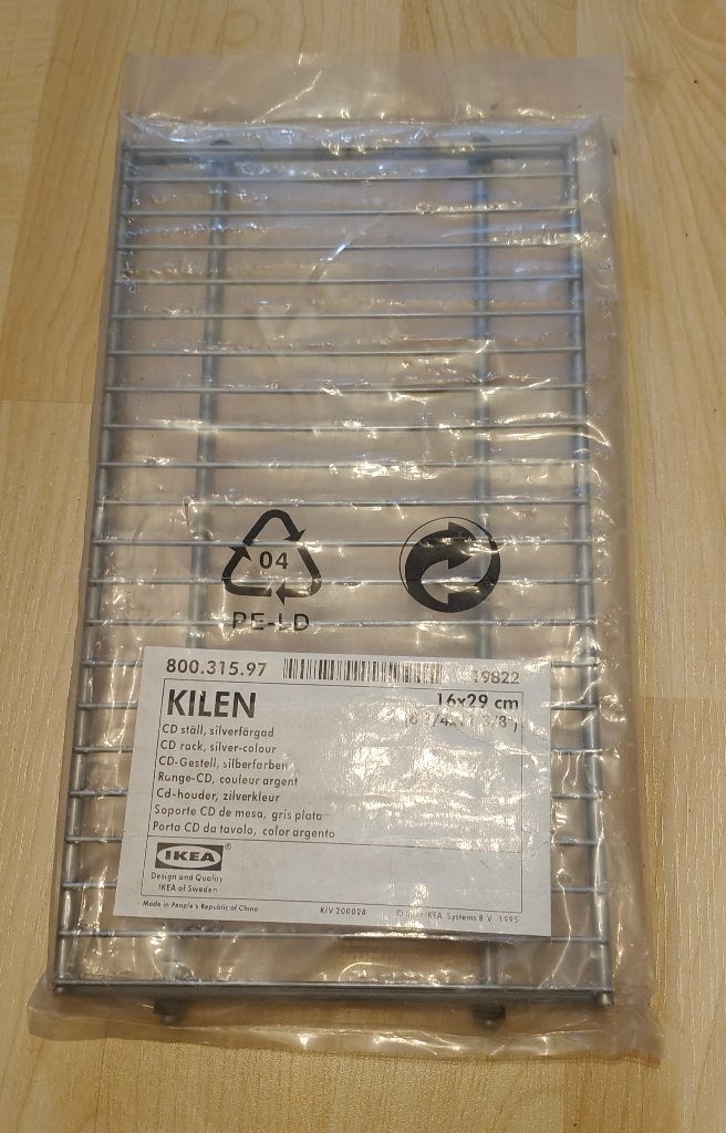 4x IKEA Kilen CD-rek – voor 21 CD's, Huis en Inrichting, Woonaccessoires | Cd- en Dvd-rekken, Gebruikt, 75 tot 150 discs, Ophalen of Verzenden
