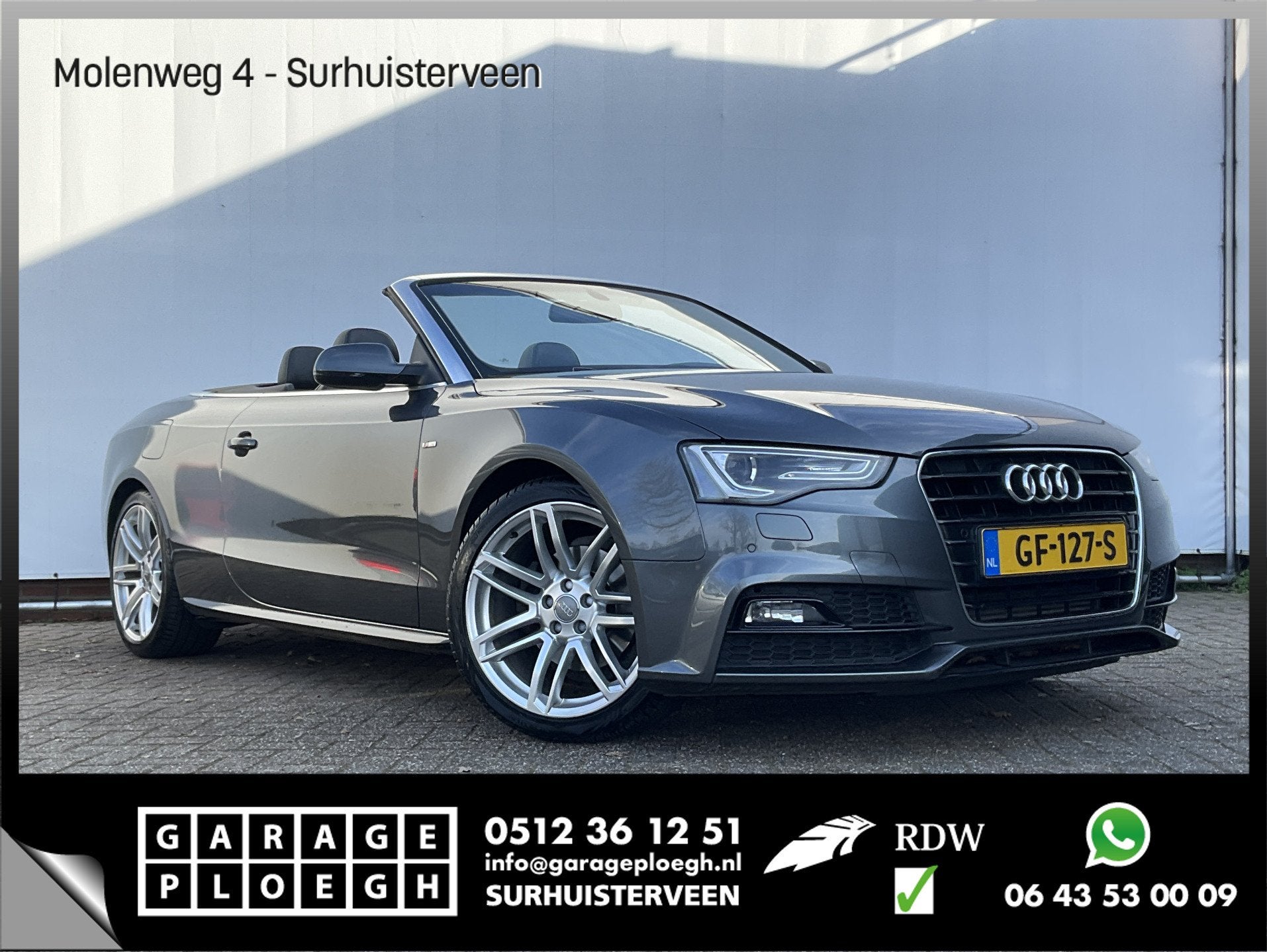 Audi A5 Cabriolet 1.8 TFSI Sport Edition OrigNL S-Line B&O L, Gebruikt, Euro 6, 4 cilinders, Cabriolet