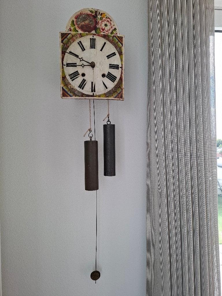 antieke appelklok, Ophalen