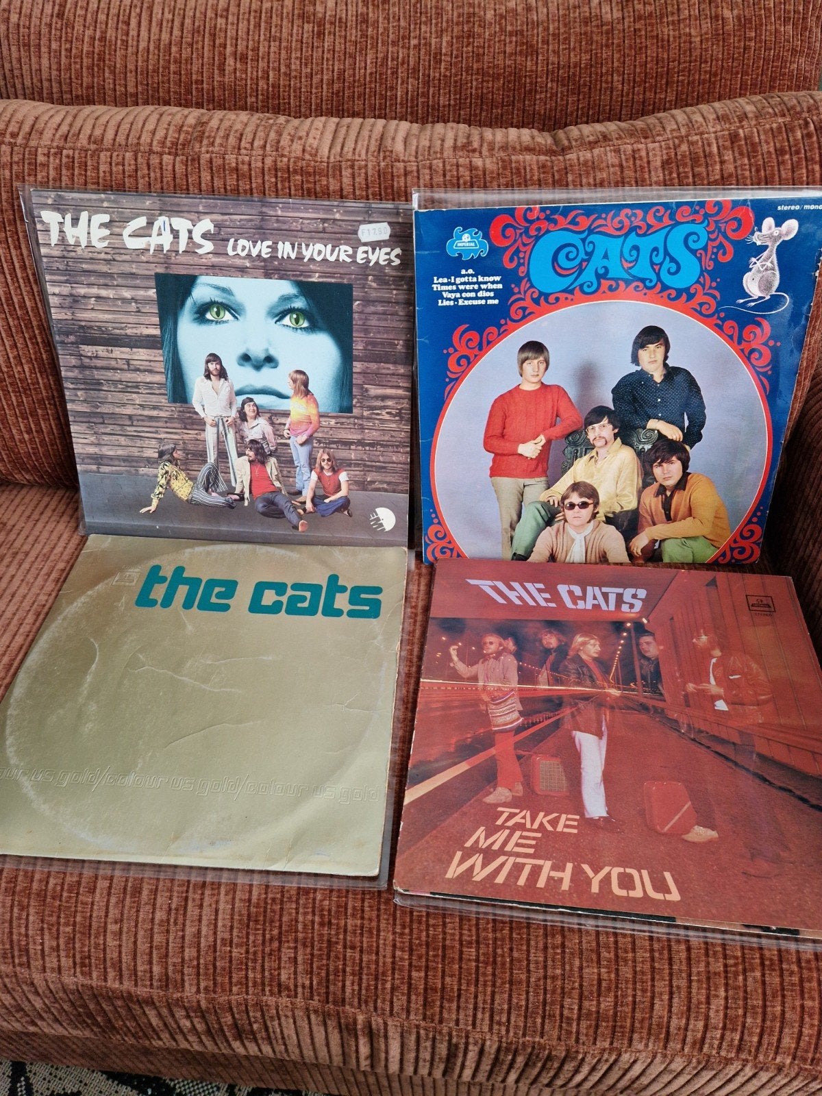 4 lps the cats, Ophalen of Verzenden, Gebruikt, 12 inch