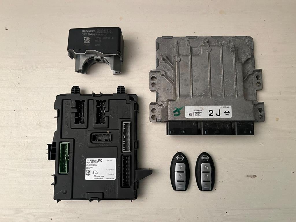 Nissan/Renault ECU + BCM + Sleutels – Complete set, Auto-onderdelen, Ophalen of Verzenden, Gebruikt, Renault