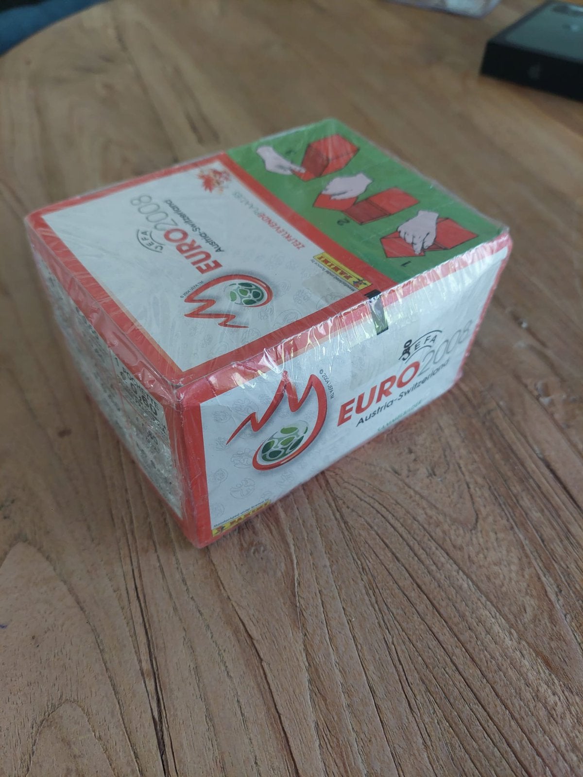 Gesealde Panini Box Euro 2008, Ophalen of Verzenden, Zo goed als nieuw, Meerdere stickers