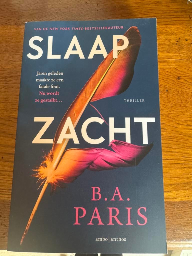“Slaap zacht” van B.A. Paris, Boeken, Thrillers, Ophalen of Verzenden, Nieuw, Nederland