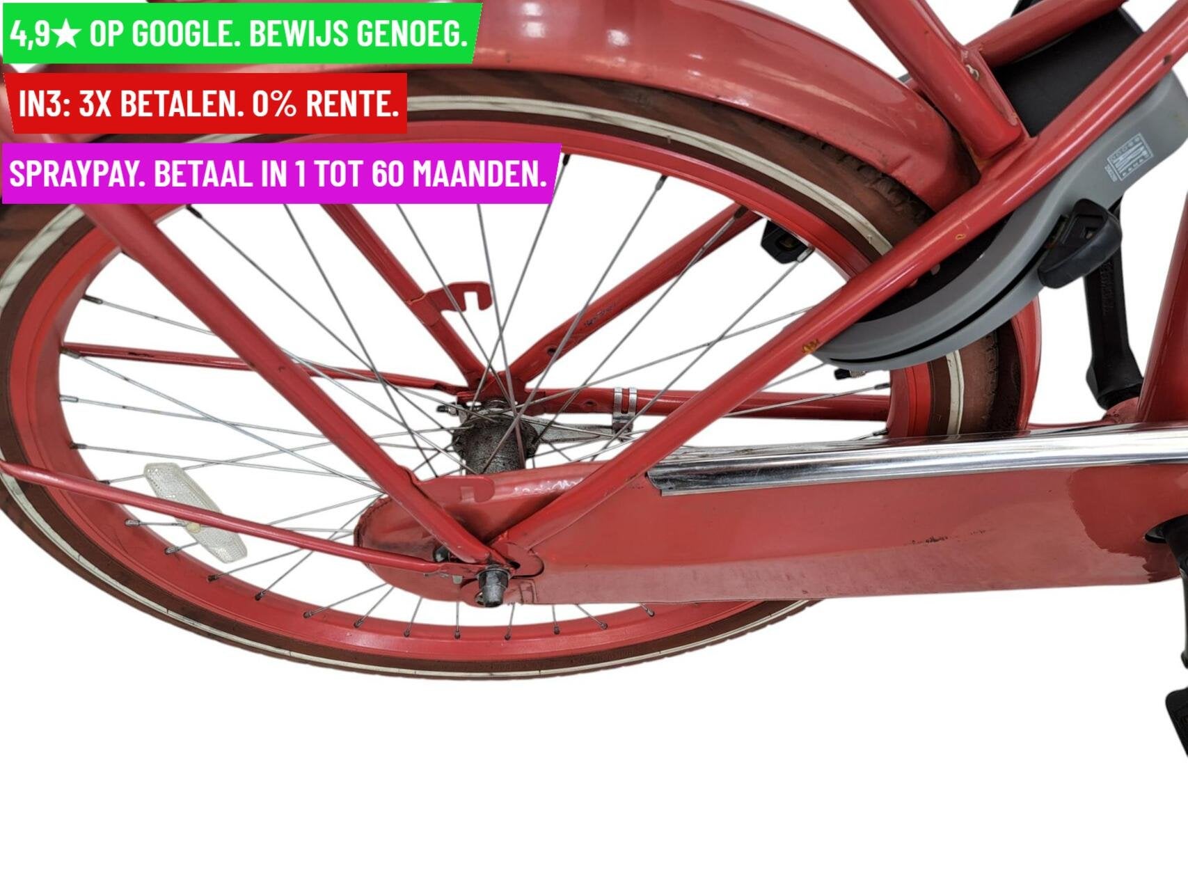 Damesfiets Popal 24"/40cm/transport/1ver - Garantie/Levering, Overige merken, Gebruikt, 56 cm of meer, 9713 BV