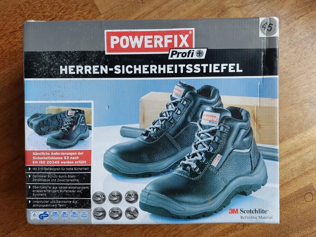 Powerfix Profi hoge veiligheidsschoenen maat 45, Ophalen of Verzenden
