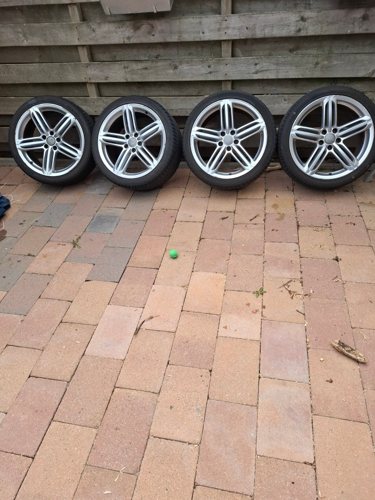 19 inch audi velgen, Auto-onderdelen, Banden en Velgen, Gebruikt, 255 mm, Velg(en), All Season