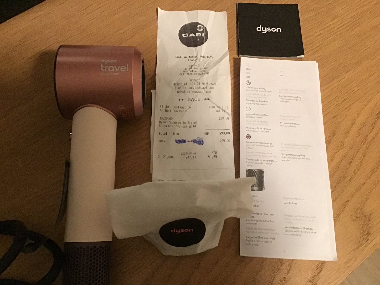 Fohn van Dyson NIEUW zonder doos, Sieraden, Tassen en Uiterlijk, Ophalen of Verzenden, Nieuw, Föhn of Haardroger