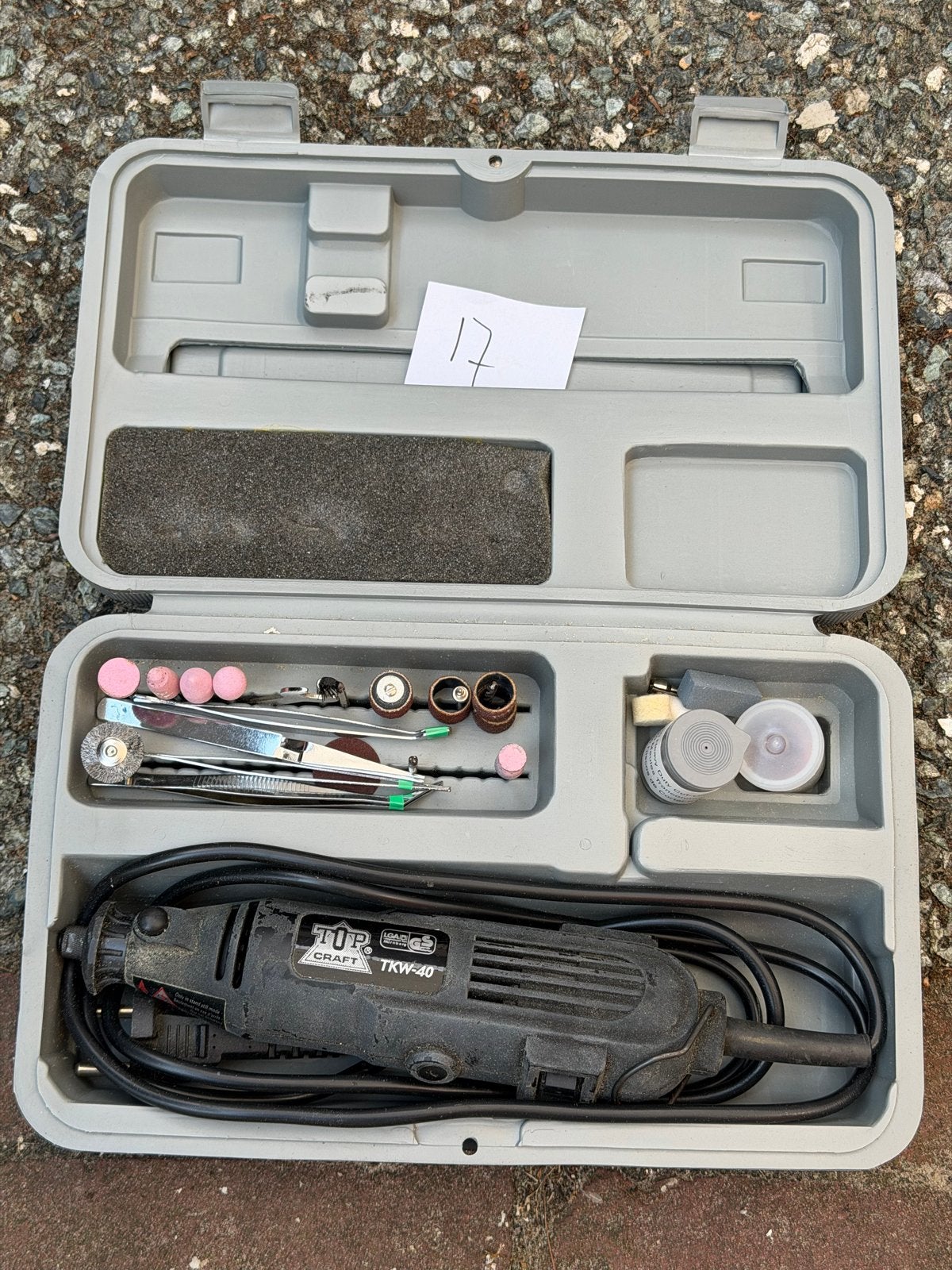 Top Craft TKW-40 Multitool met accessoires in koffer, Ophalen, Gebruikt, Multitool, Overige merken