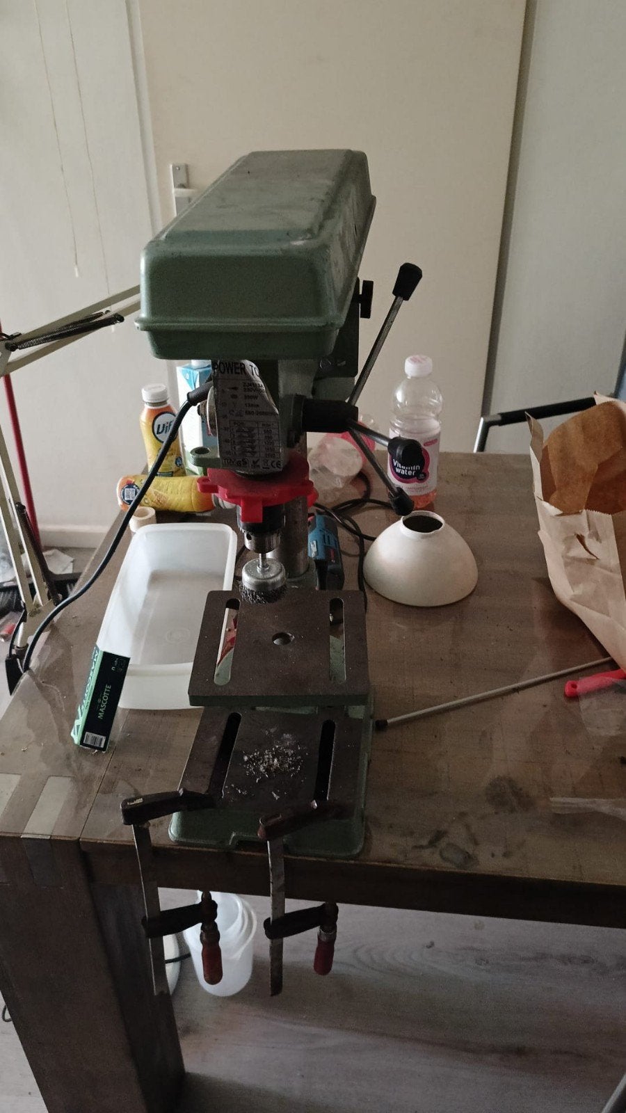 Kolomboormachine - Perfect voor precisiewerk, Gebruikt, Variabele snelheid, Ophalen of Verzenden, Minder dan 400 watt