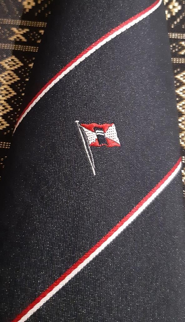 Wagenborg stropdas Veerdiensten vlag naar links, Verzamelen, Ophalen of Verzenden, Nieuw, Gebruiksvoorwerp