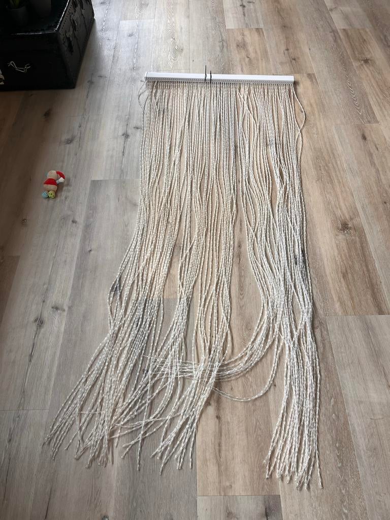 2x Transparant Vliegengordijn - 80x200 cm, Ophalen, 200 cm of meer, Wit, 50 tot 100 cm