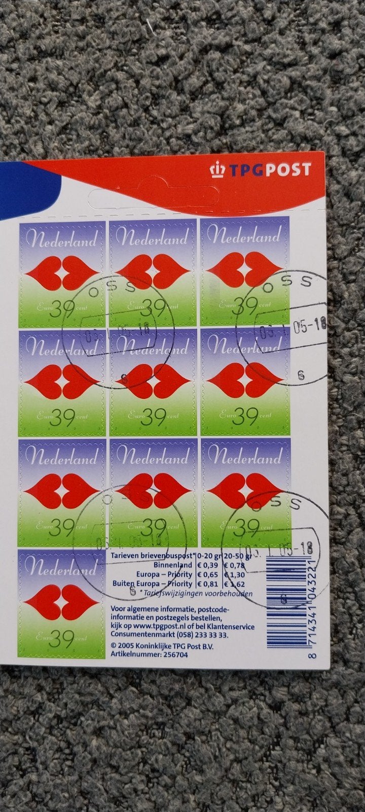 10 voor de liefde  2005  gestempeld, Ophalen of Verzenden