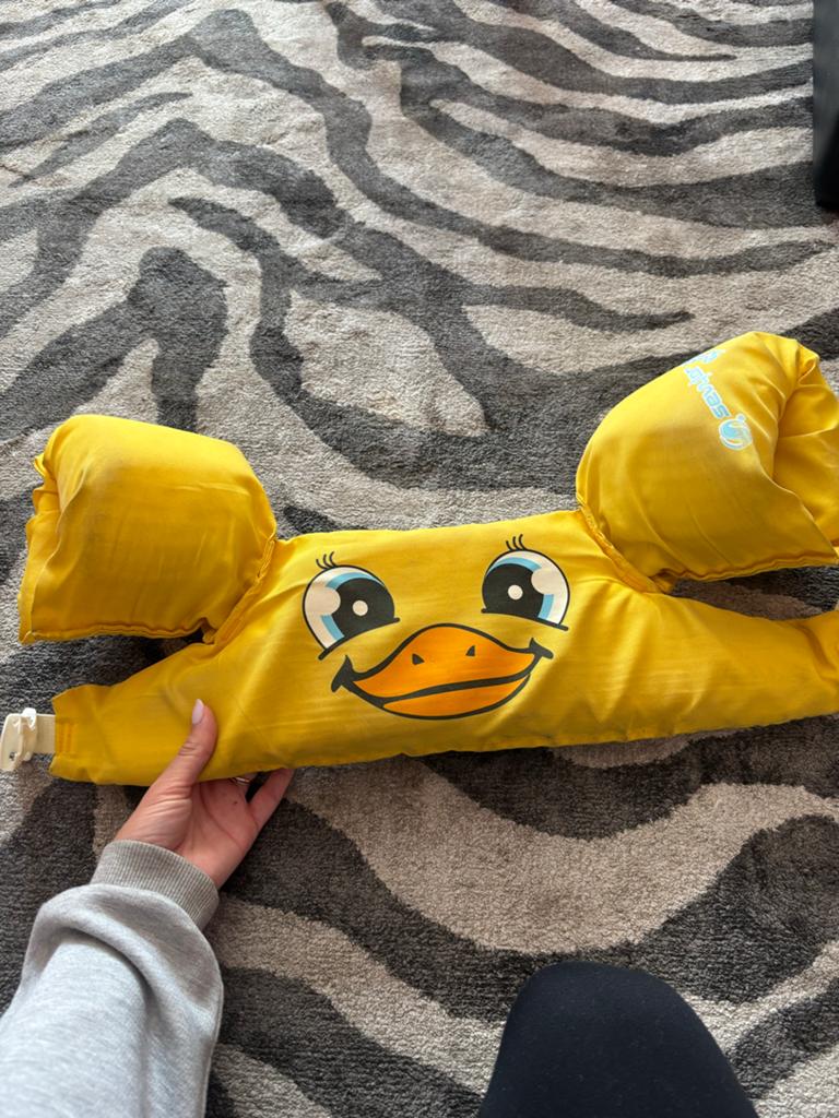 Sevylor Puddle Jumper Duck Girl zwembandjes 15-30kg, Ophalen of Verzenden, Gebruikt