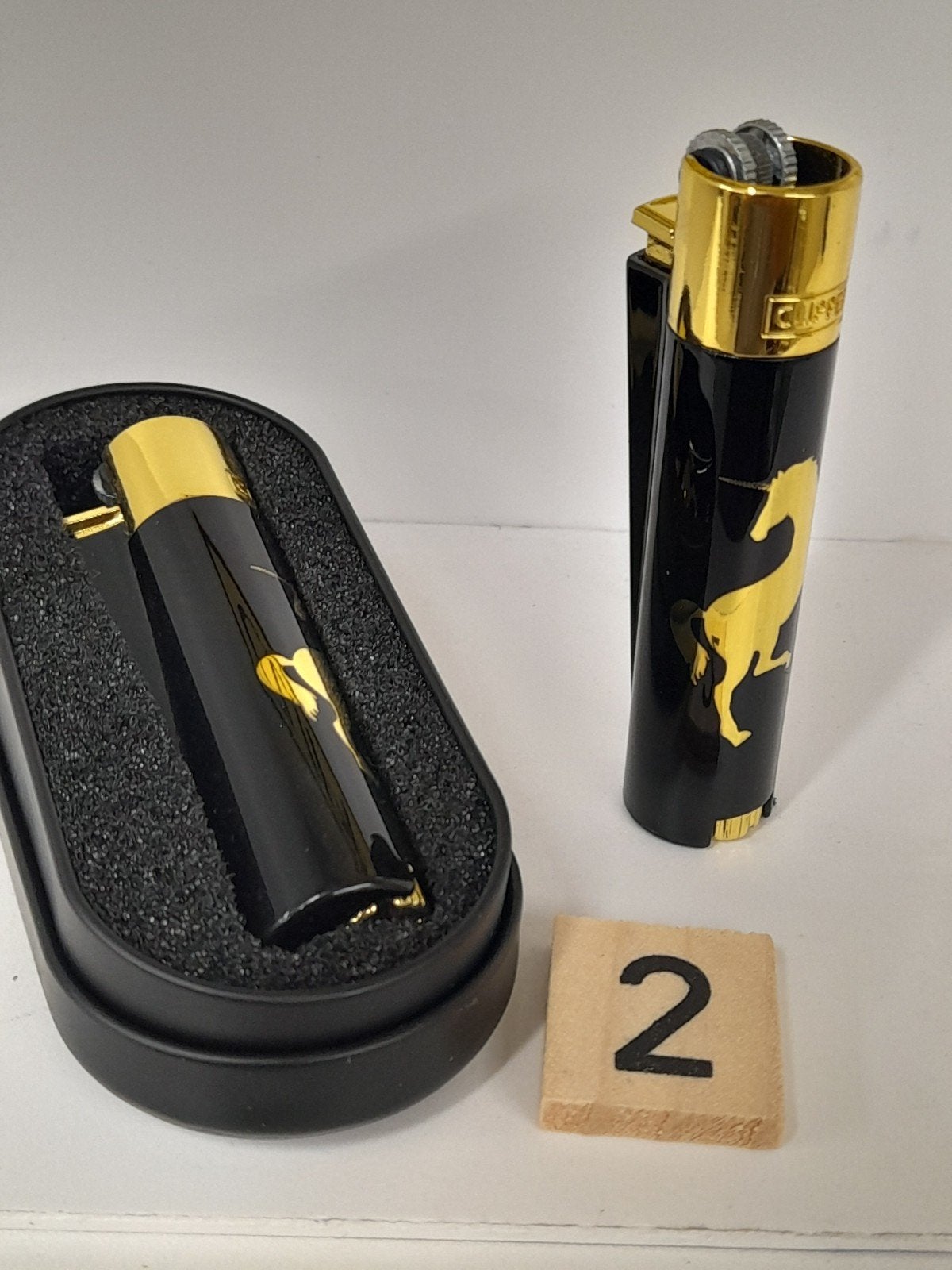 Metalen clipper aansteker in opberg blikje, Ophalen of Verzenden, Nieuw, Aansteker