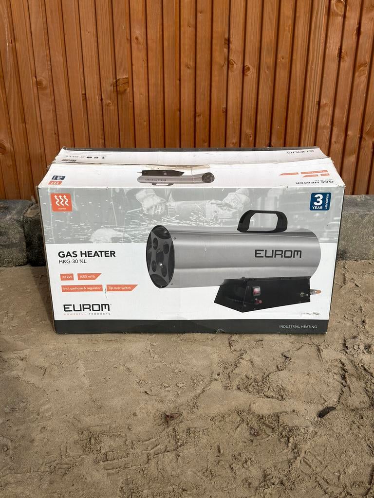 Eurom HKG 30 Gas heater, Ophalen, 30 tot 80 cm, Gebruikt, Kachel