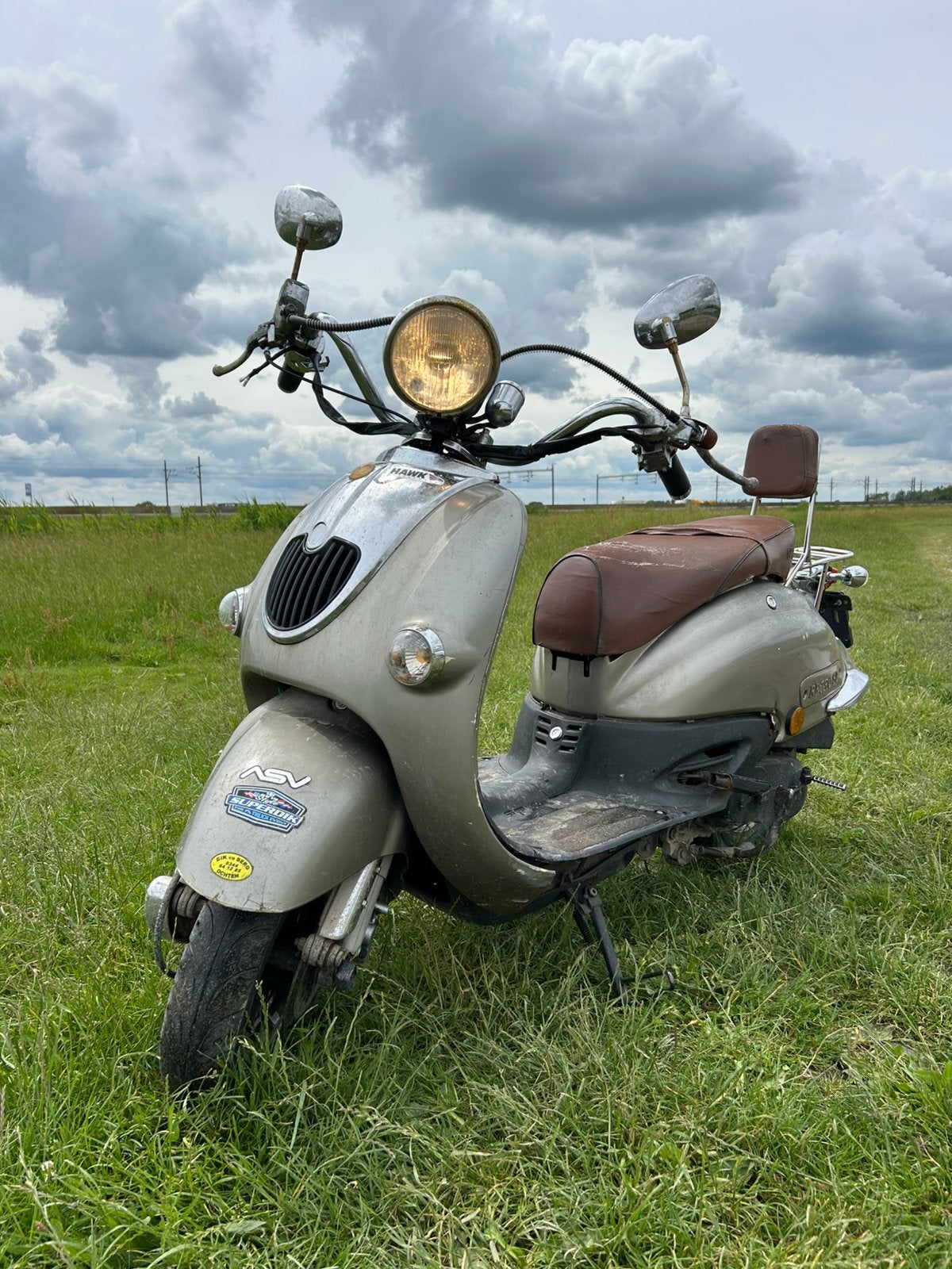 Luuko retro 50 scooter, Ophalen, Zo goed als nieuw, Uitlaat, Overige merken