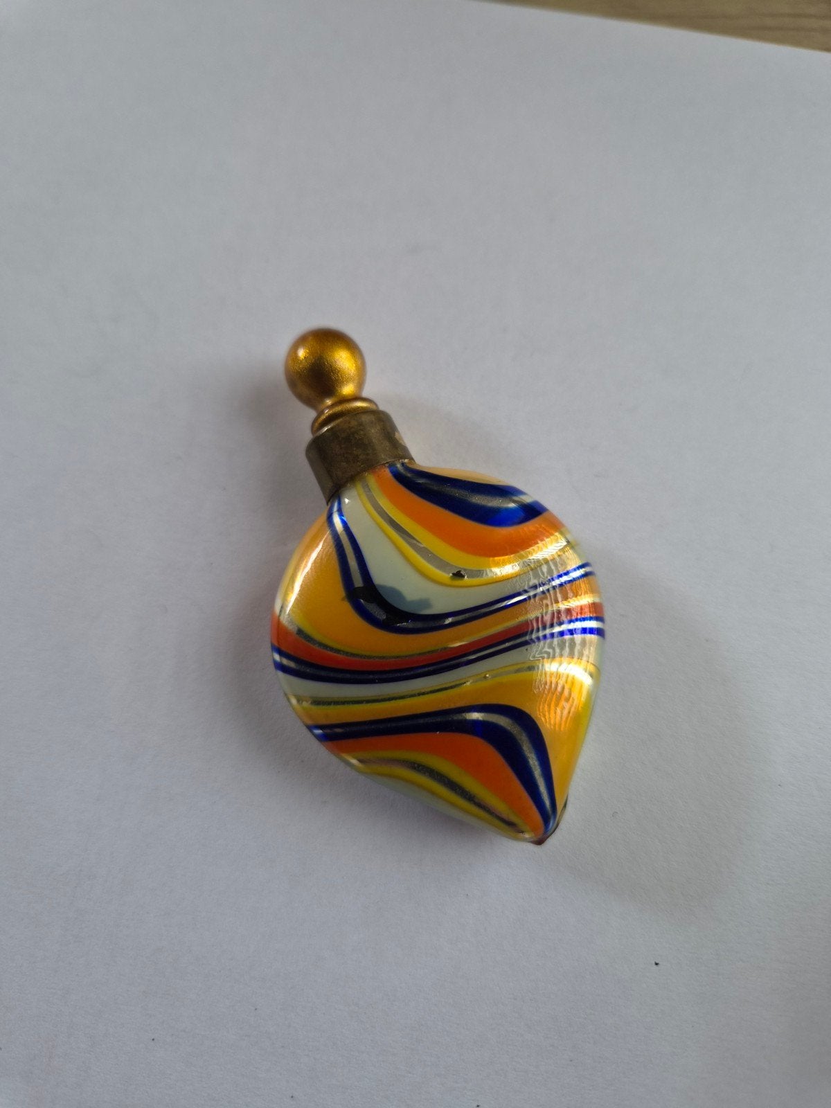 Vintage Murano Glas Parfumflesje - Kleurrijk Design, Ophalen of Verzenden