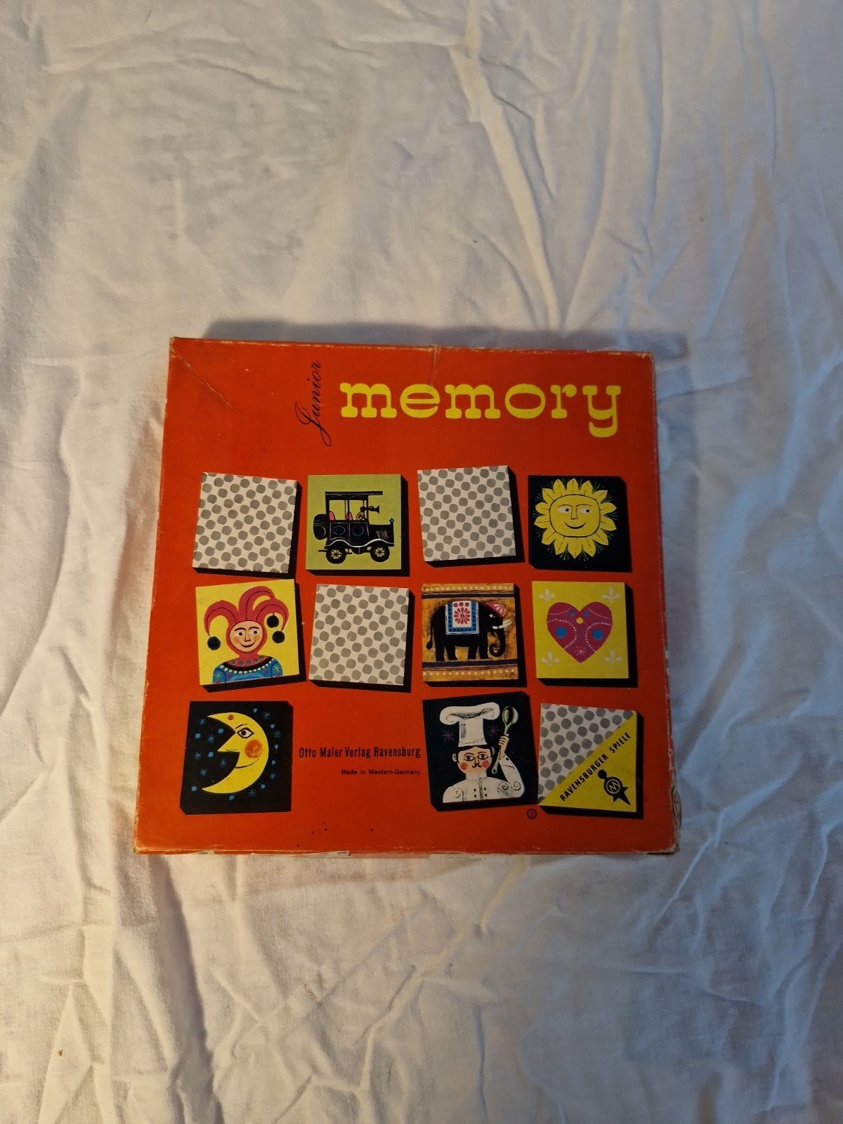 Junior Memory spel van Otto Maier Verlag Ravensburg, Een of twee spelers, Ophalen of Verzenden, Gebruikt, Otto Maier Verlag Ravensburg